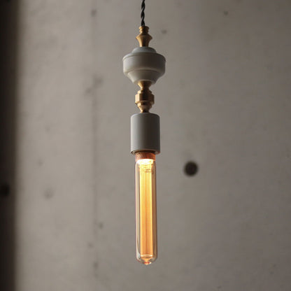 《エジソン球風LEDバルブ・チューブタイプ（E26口金用）》MODERN LED bulb E26 TUBE（Gold／Gray）| WEST VILLAGE TOKYO