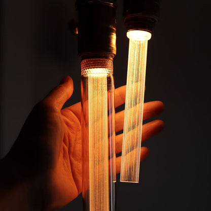《エジソン球風LEDバルブ・チューブタイプ（E26口金用）》MODERN LED bulb E26 TUBE（Gold／Gray）| WEST VILLAGE TOKYO