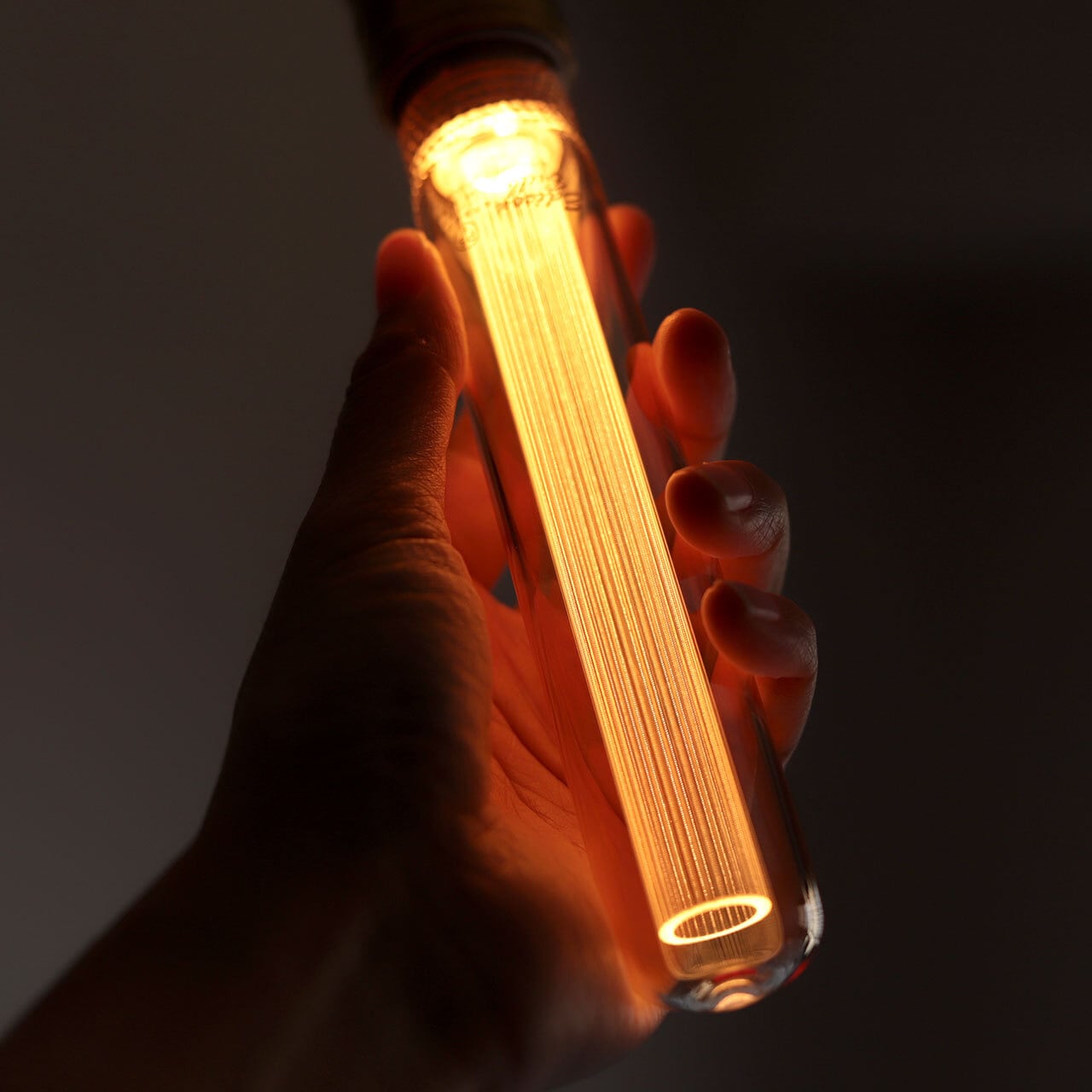 《エジソン球風LEDバルブ・チューブタイプ（E26口金用）》MODERN LED bulb E26 TUBE（Gold／Gray）| WEST VILLAGE TOKYO