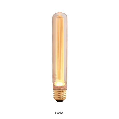 《エジソン球風LEDバルブ・チューブタイプ（E26口金用）》MODERN LED bulb E26 TUBE（Gold／Gray）| WEST VILLAGE TOKYO