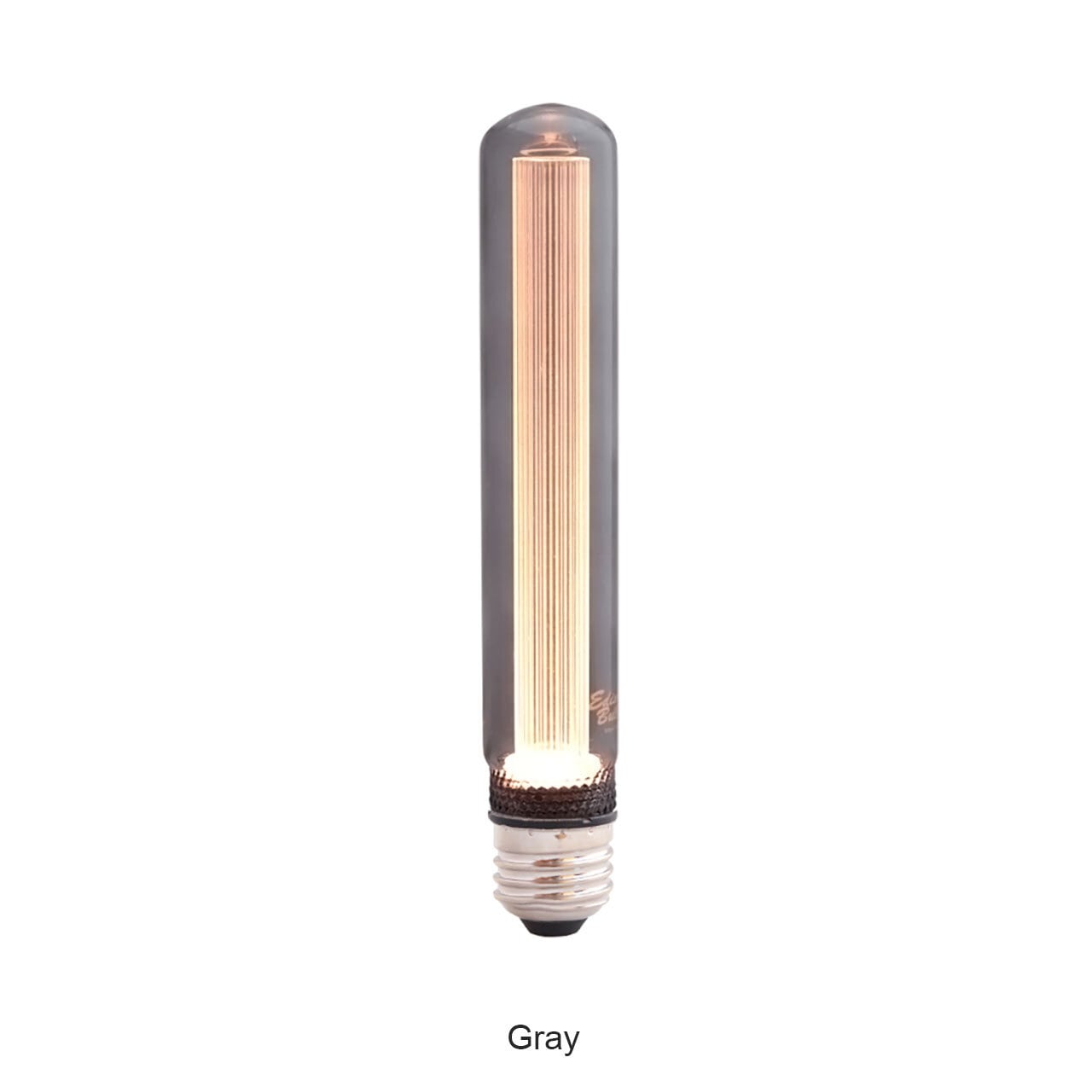 《エジソン球風LEDバルブ・チューブタイプ（E26口金用）》MODERN LED bulb E26 TUBE（Gold／Gray）| WEST VILLAGE TOKYO