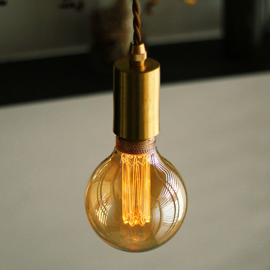 《エジソン球風LEDバルブ・丸タイプ（E26口金用）》NOSTALGIA LED BULB（Gold／Gray）| WEST VILLAGE TOKYO