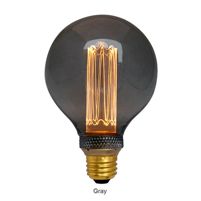 《エジソン球風LEDバルブ・丸タイプ（E26口金用）》NOSTALGIA LED BULB（Gold／Gray）| WEST VILLAGE TOKYO