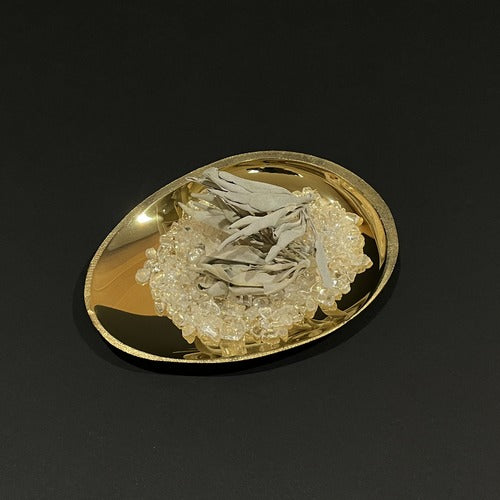 《真鍮鋳物のマルチトレイ※パロサントは付属しません》Abalone shell（アバロンシェル）｜NAGAE+（ナガエプリュス）