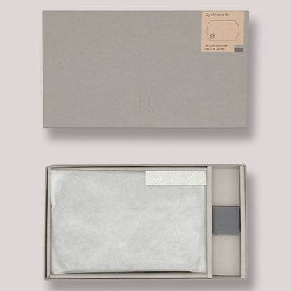 《大谷石の香皿とブロンズ製の香立て》Oya Incense Set（オオヤ インセンス セット） | NAGAE+（ナガエプリュス）