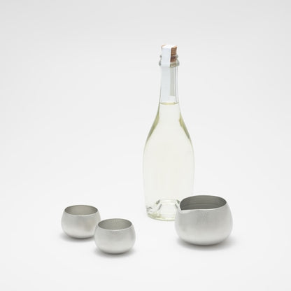 《錫（すず）鋳物製の酒器》猪口｜醪音（もろみね） - 銀雅堂