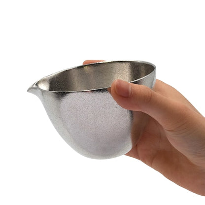 《シンプルな錫の片口》シンプルデザイン・スタッキング・普段使い | NAGAE+