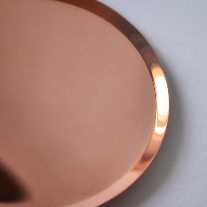 《銅のラウンドトレイ（φ120mm）つや無し｜つや有り》a.278オリジナル