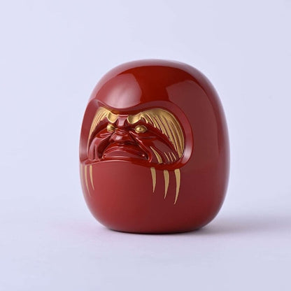 《鋳物製の開運達磨（３色：黒・白・赤）》開運厄除け達磨｜銀雅堂