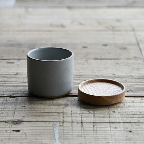 《HASAMI PORCELAIN ORIGINAL 【Tray Lid 85×21mm Ash】》| HASAMI PORCELAIN