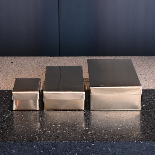 《真鍮製の角缶（小）》角缶（小）| SyuRo