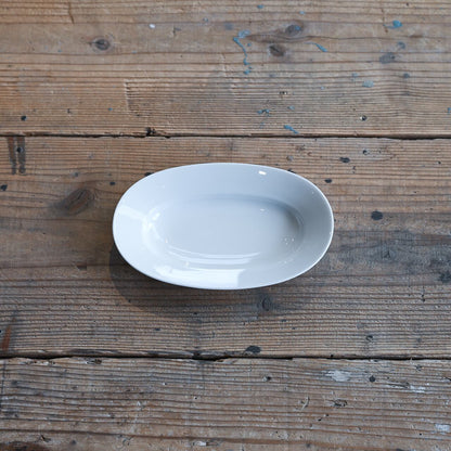 《ちょうどいいオーバルプレート》Oval Plate S - dew white | yumiko iihoshi porcelain