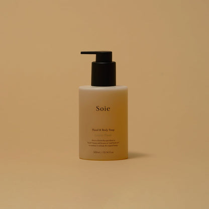 《ハンドケアにフォーカスしたハンドソープ（5種類の香り）》Moist Fragrance Hand & Body Soap（モイストフレグランスハンドソープ）｜Soie